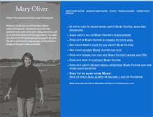 Tablet Screenshot of maryoliver.beacon.org